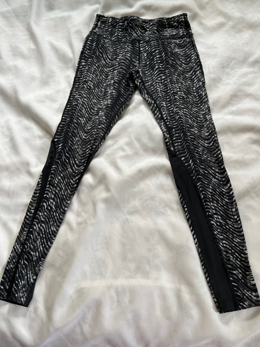 Nike Black & White Patterned Leggings